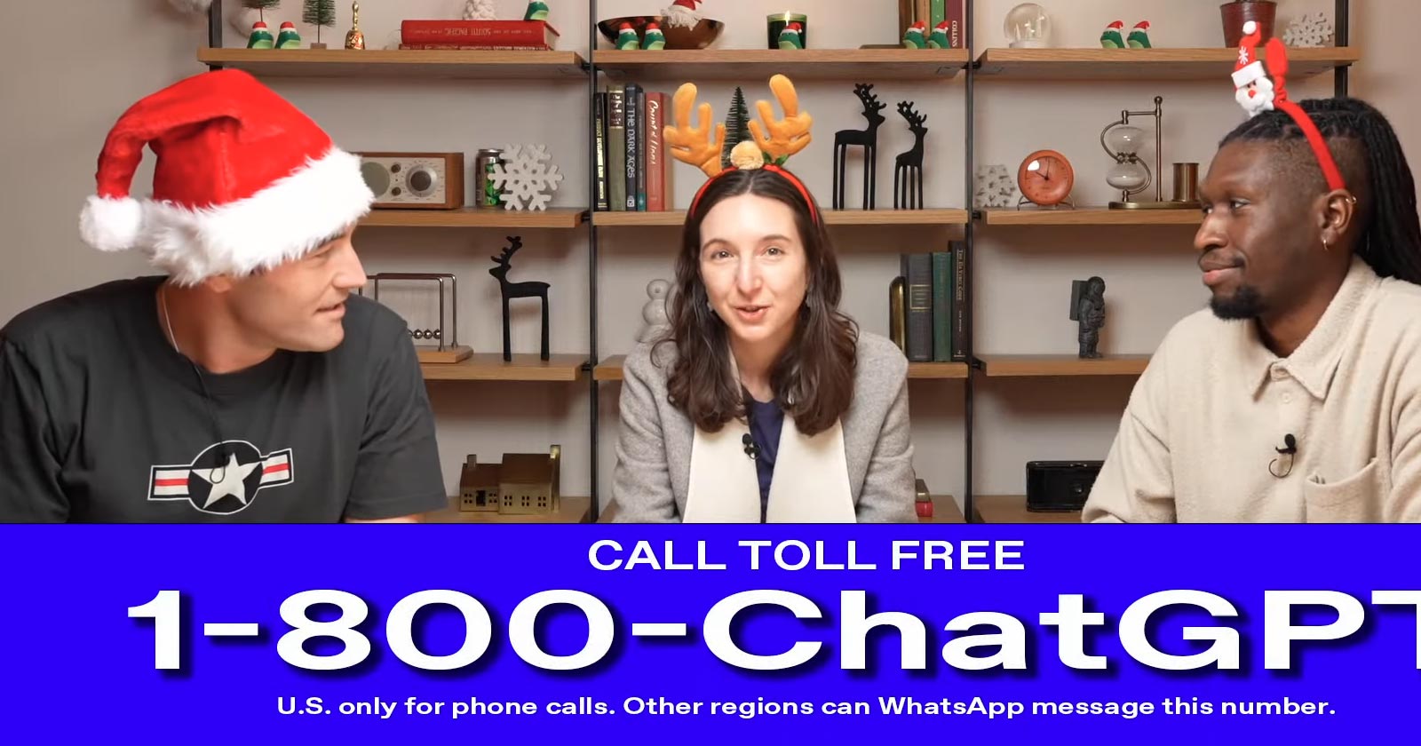 Ogłoszenia OpenAI 1-800-ChatGPT